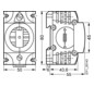 D-Sicherungssockel DIII 1 63A 500V Kst m.Abd 1p Schraubbef