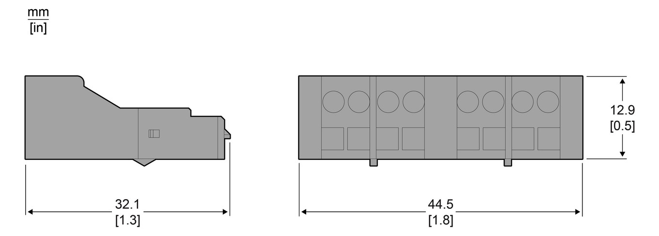 Hilfsschalterblock 1S 1Ö Frontbef Schraub