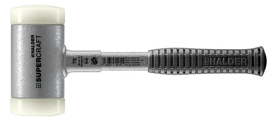 HALDER-Supercraft-Schonhammer 70 mm, mit Stahlrohrstiel