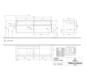 V&B Waschtischunterschrank Collaro 160x54,8x50cm, Waschtisch links, mit LED-Beleuchtung, stone oak
