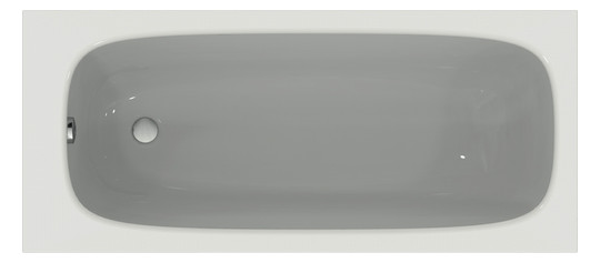 Ideal-Standard Körperform-Badewanne i.life 160 x 70 x 45 cm, weiß