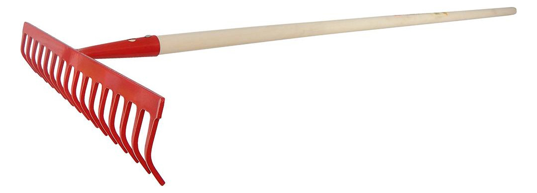 Bild Gartenrechen 16 Zinken mit Stiel - SHW-2