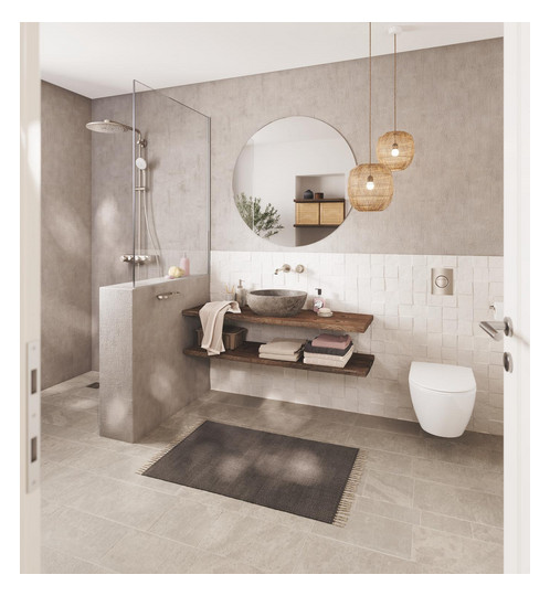 GROHE Abdeckplatte Nova Cosmopolitan S senkrechte Montage, supersteel