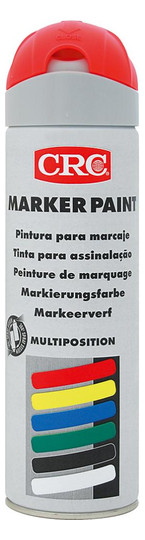 CRC-Markierfarbe, leuchtrot MARKER PAINT - 500 ml
