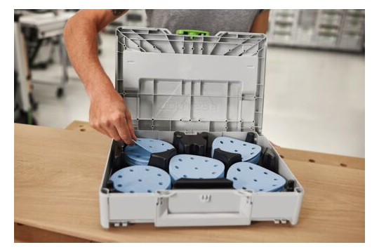 Bild Schleifmittel-Systainer³ SYS-STF D125 GR-Set Granat - Festool-1