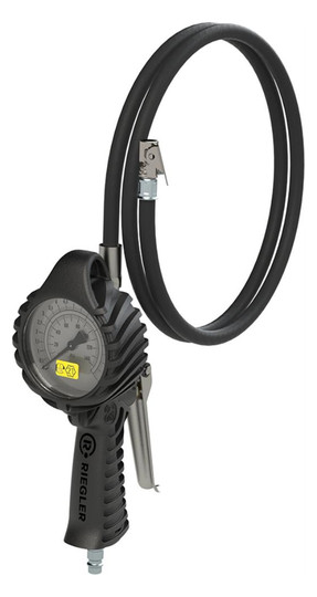 RIEGLER-Hand-Reifenfüllmesser, geeicht - 0-12 bar,...