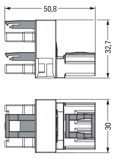 H-Verteiler PA Serie 770 3Eing 3p 6Ausg Polyamid (PA) 250V 25A IP20 hfr 85°C