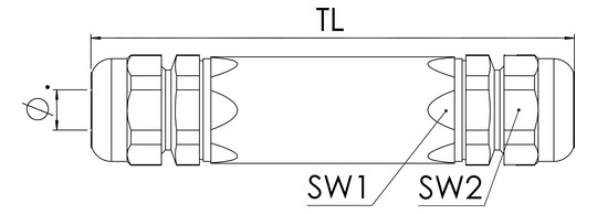 WISKA Verbindungsmuffe mit  788/6/SKV 21 