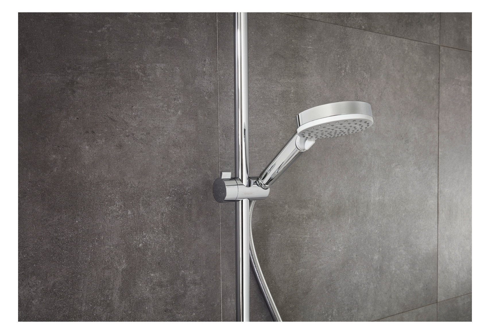 hansgrohe Showerpipe Crometta E mit Thermostat, 1jet, 15 l/min, chrom