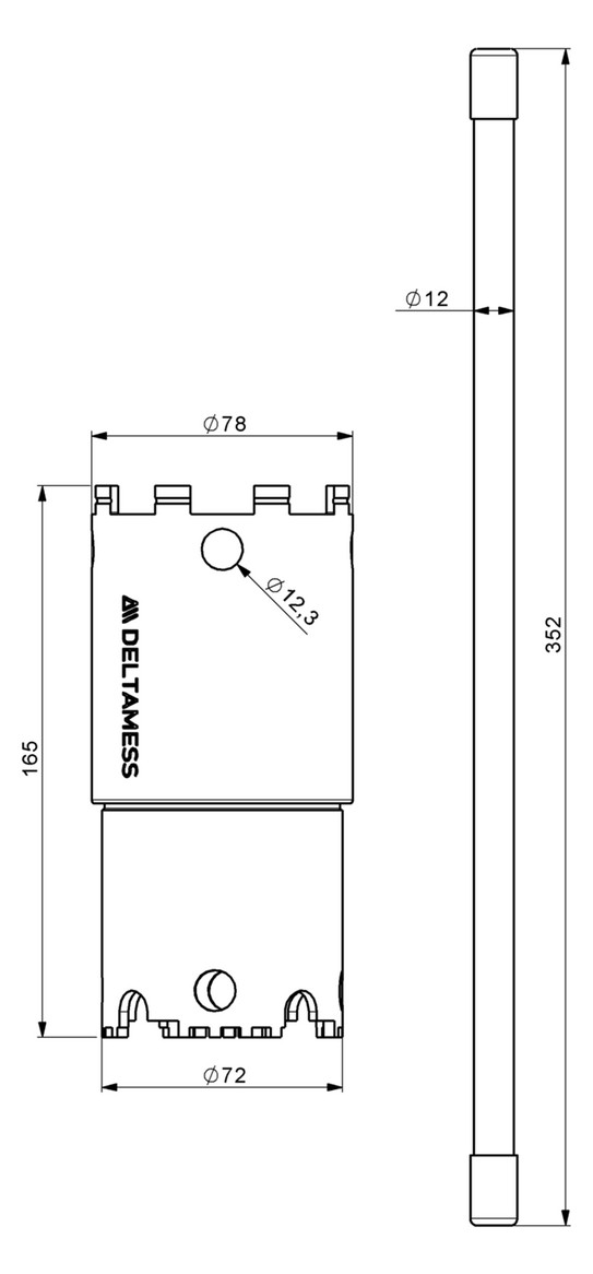 Deltamess MK-Montageschlüssel Universal