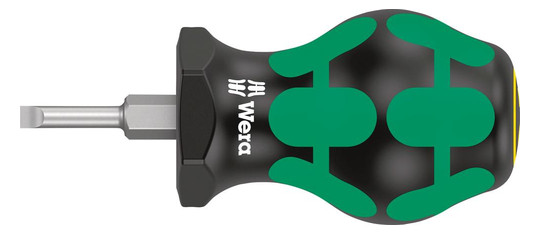 Wera-Vergaserschraubendreher 335 Stubby - 3,5x0,6x25mm