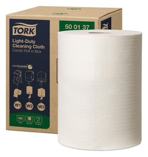 TORK-Leichte Reinigungstücher-Kombirolle, weiß...