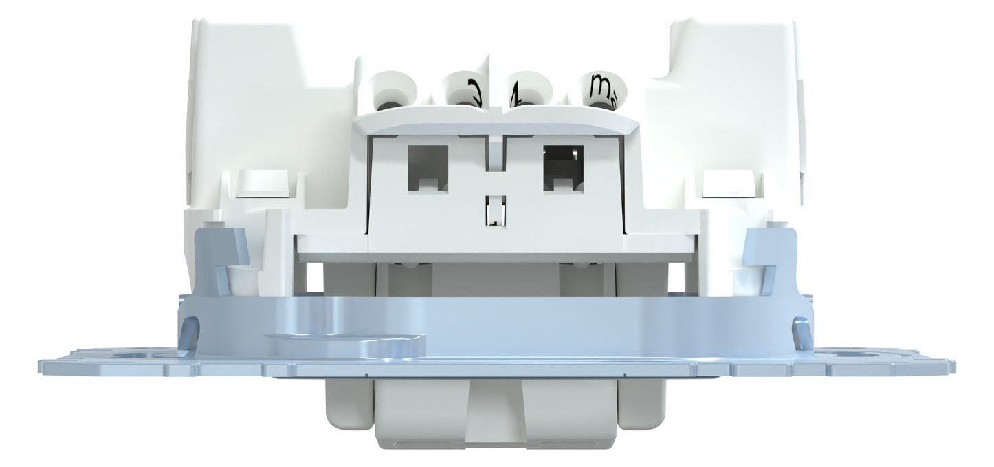 Wipptaster-Modul 1S UP QuickFlex m.Bel IP20 Wipptaster-Modul 1S UP QuickFlex m.Bel IP20