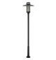 LED-Aufsatzleuchte 25W 3000K 2100lm sw Konv Alu elektr.Trafo Kst_tr IP54
