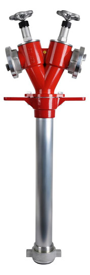 Standrohr DN80 2 x Storz C, mit Absperrung