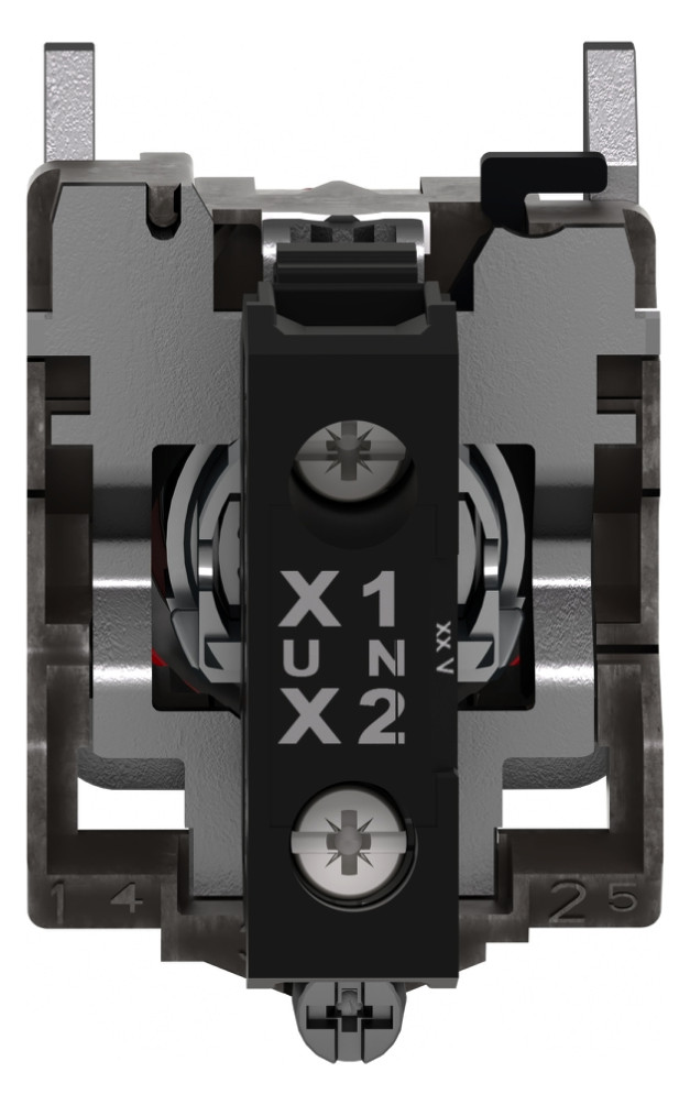 Leuchtmelder komplett 1f LED UC rnd fl Ø22,5mm rt IP65