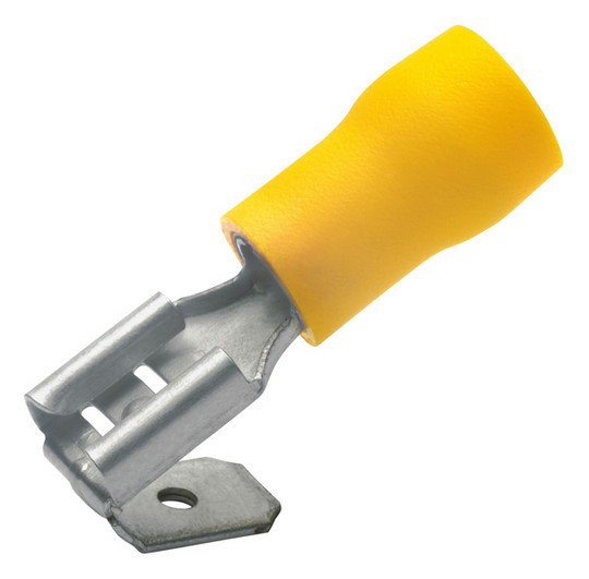 Flachsteckhülse Ms ge 4-6qmm teiliso fl_6,3x0,8mm fl 6,3x0,8mm
