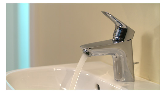 hansgrohe Waschtisch-Einhebelmischer 70 Logis mit Zugstangen-Ablaufgarnitur, chrom