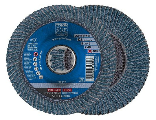 PFERD-Fächerschleifscheibe X-LOCK Z SGP CURVE...