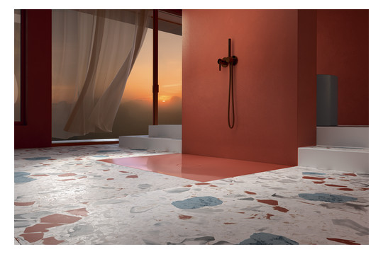 Bette Duschfliese PLUS BetteAir 1500 x 1000 mm, bahama beige, Rechteck, glasierter Titan-Stahl