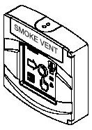 GEZE RWA TASTER ORANGE AP VDS     161282 