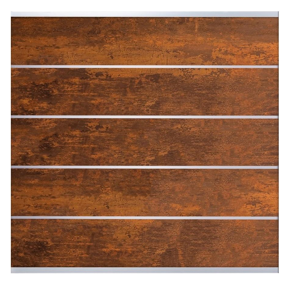 Bild FARÖ-Serie Zaunset 1792 x 1775 mm, 5 Zau nlamellen DEKO-ROST HPL-Steckzaunsystem - n.a.-0