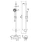 HANSA Brause-Thermostat HANSAMICRA AP, 3-strahlig, chrom