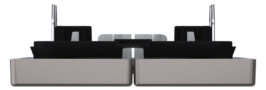 Wippe Serien Schalter System Design ni metallic