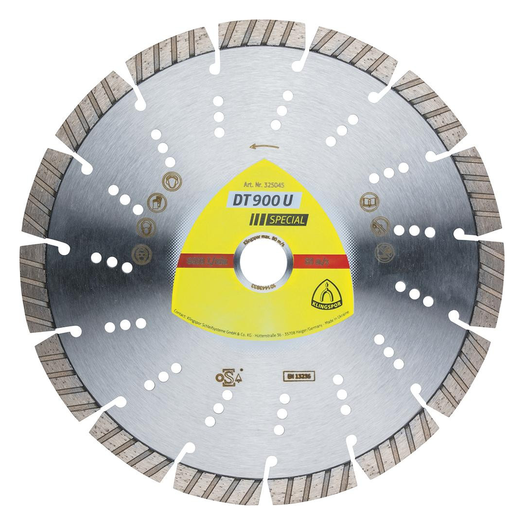 Bild Diamant -Trennscheibe DT900U 230 x22,23 mm K lingspor - KLINGSPOR-0