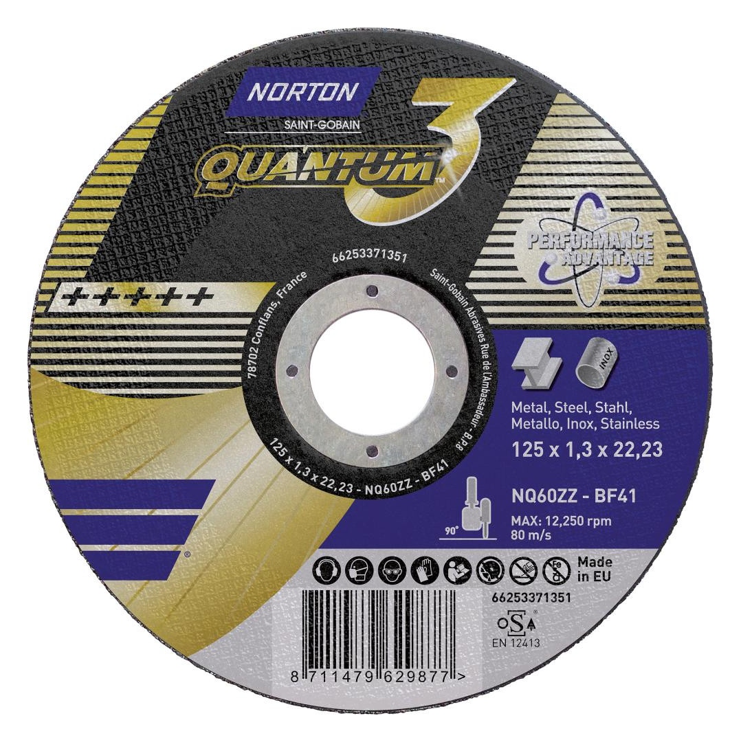 Bild Trennscheibe Quantum3 125x1,3 T41 - Norton-0