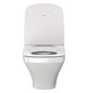 Duravit WC-Sitz DuraStyle ohne Absenkautomatik, Scharniere Edelstahl, weiß