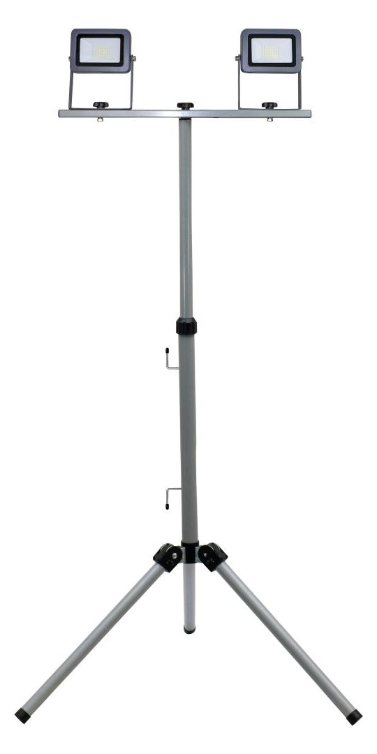 Bild LED-Arbeitsleuchte Flare 2x15W Stativ si lber-anthrazit REV-0