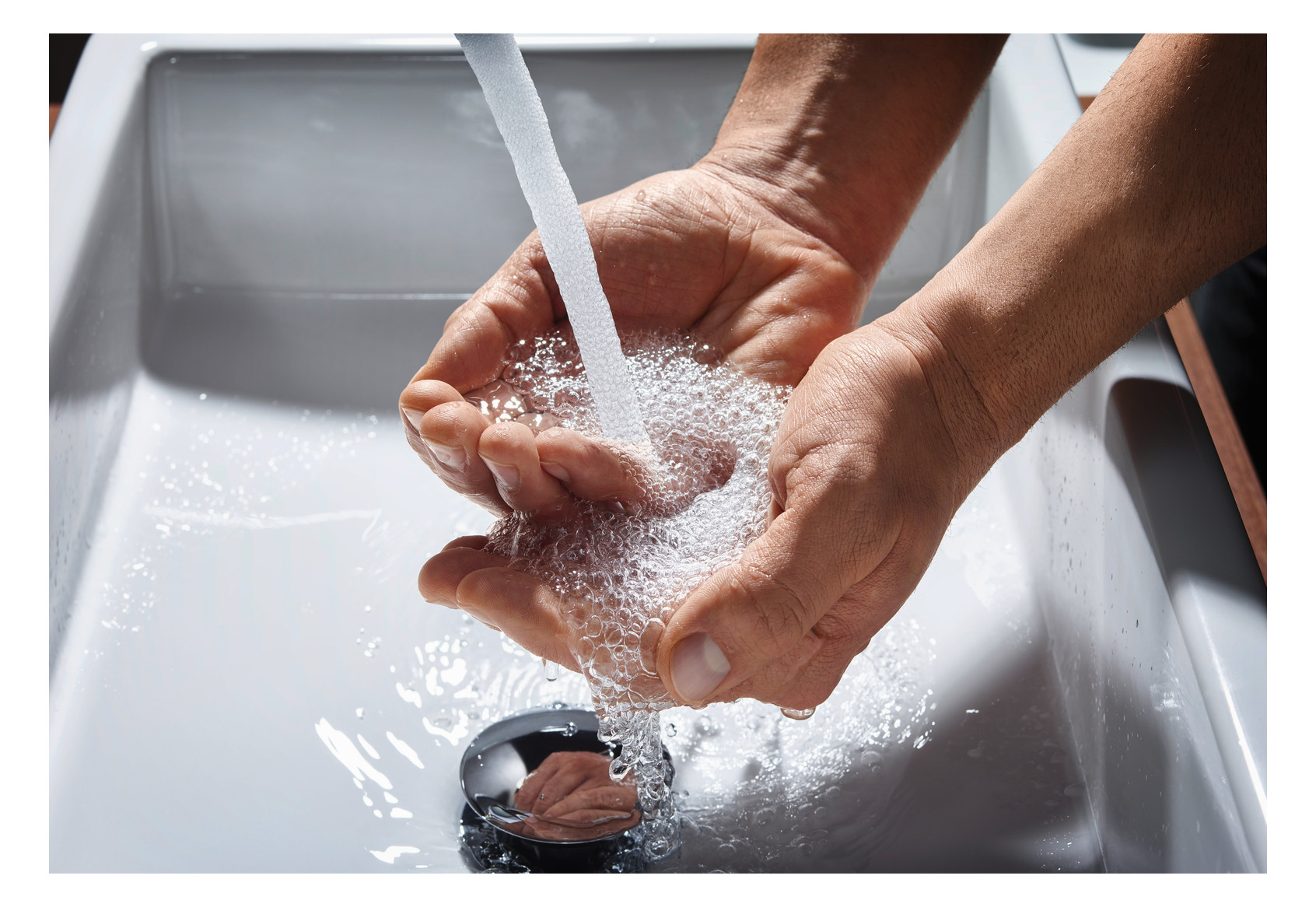 hansgrohe Waschtisch-Einhebelmischer 260 Metris mit Zugstangen-Ablaufgarnitur, chrom