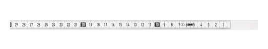 BMI-Bandmaß, selbstklebend, weiß - 2mx13mm,...