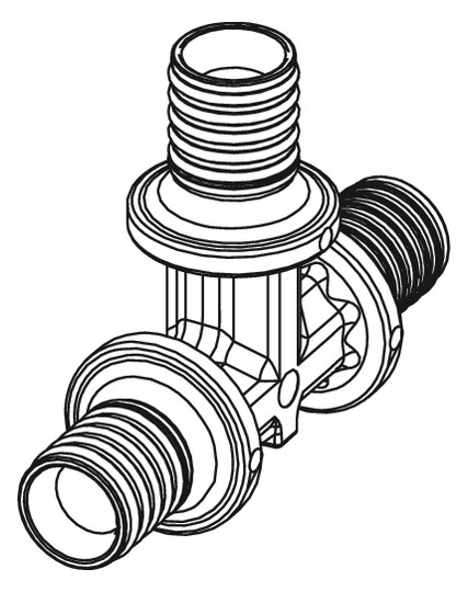 TECE T-Stück TECEflex 16 x 16 x 16 mm, PPSU