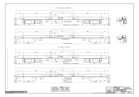 R-ISM-Gleitschiene silberfarbig   115614 