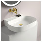 Ideal-Standard Waschtisch Linda-X ohne Hahnloch, mit Überlauf, 45x38x15,5cm, weiß Ideal Plus