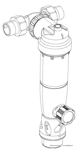 SYR Rückspülfilter DUO FR 2314 DN 25, manuell, ohne Druckminderer und Manometer