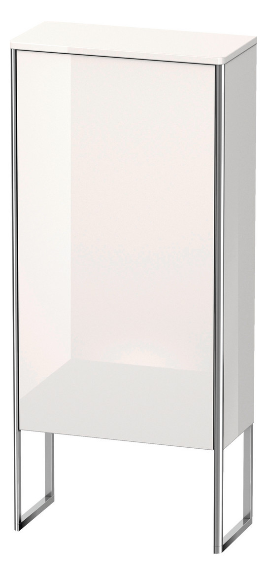 Duravit Halbhochschrank XSquare 50x23,6x113,6cm, stehend, Tür links, Eiche schwarz