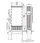 Leergehäuse GFK IP44 B780xH1355xT315mm ET315mm geschl