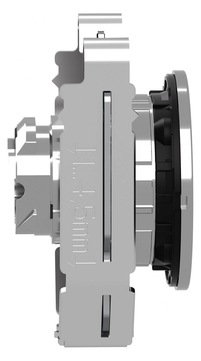 Drucktaster Front 1f ws bel.b Ø30,5mm rnd Geeignet für Beleuchtung IP66