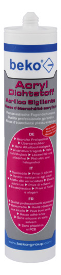 BEKO Acryl Dichtstoff weiß        230300 