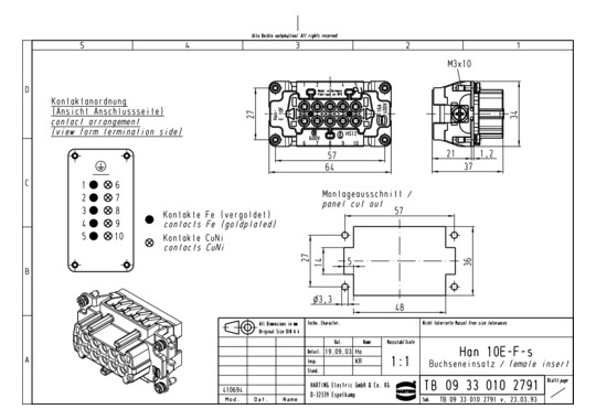 HART HAN 10E-BU-S            09330102791 