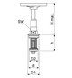 Schlösser KFR-Ventil-Oberteil 1819 DN 20, G 3/4, Messing, steigende Spindel
