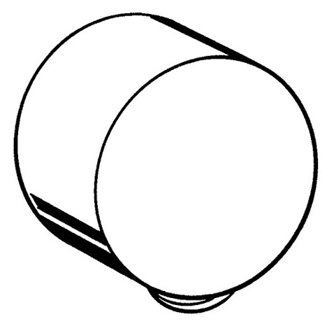 hansgrohe Schlauchanschluss Axor rund, mit Rückflussverhinderer, chrom