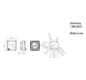 Datendose 2f Cat6 IP44 Cepex UP/Einb RJ45 Kst Unterputz/Einbau
