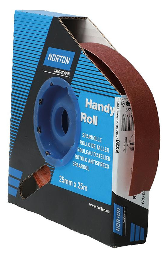 Bild Sparrolle R222 25mmx25m P220 - Norton-0