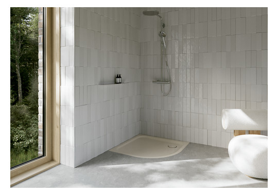 Duschwanne BetteCorner 5429 90x90x3,5cm, pergamon