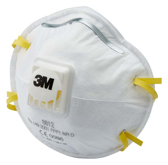 3M-Atemstaubmaske FFP1 NR D - 8812 mit Ausatemventil