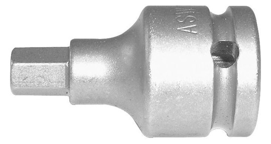 ASW-Kraft-Schraubendreher-Einsatz Innensechskant 1/2 - 10mm